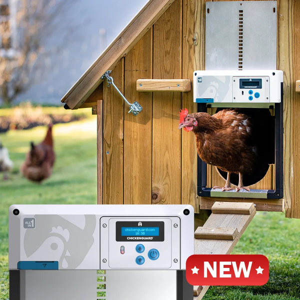 All In One Chicken Coop Door - Chicken Guard