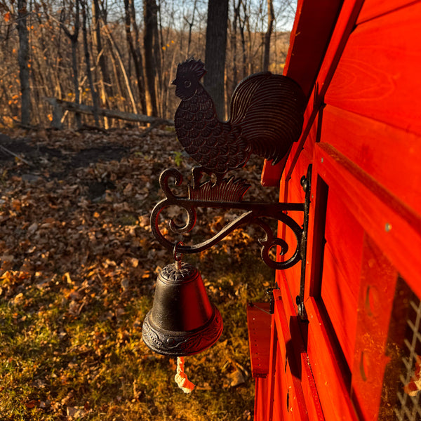 Cast Iron Rooster Bell