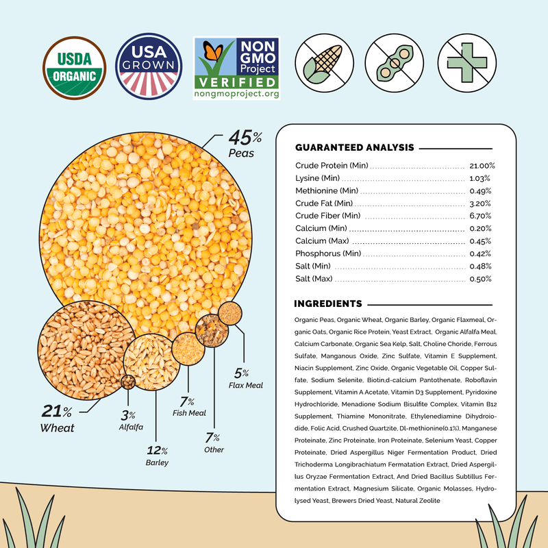 Starter Organic Chicken Feed