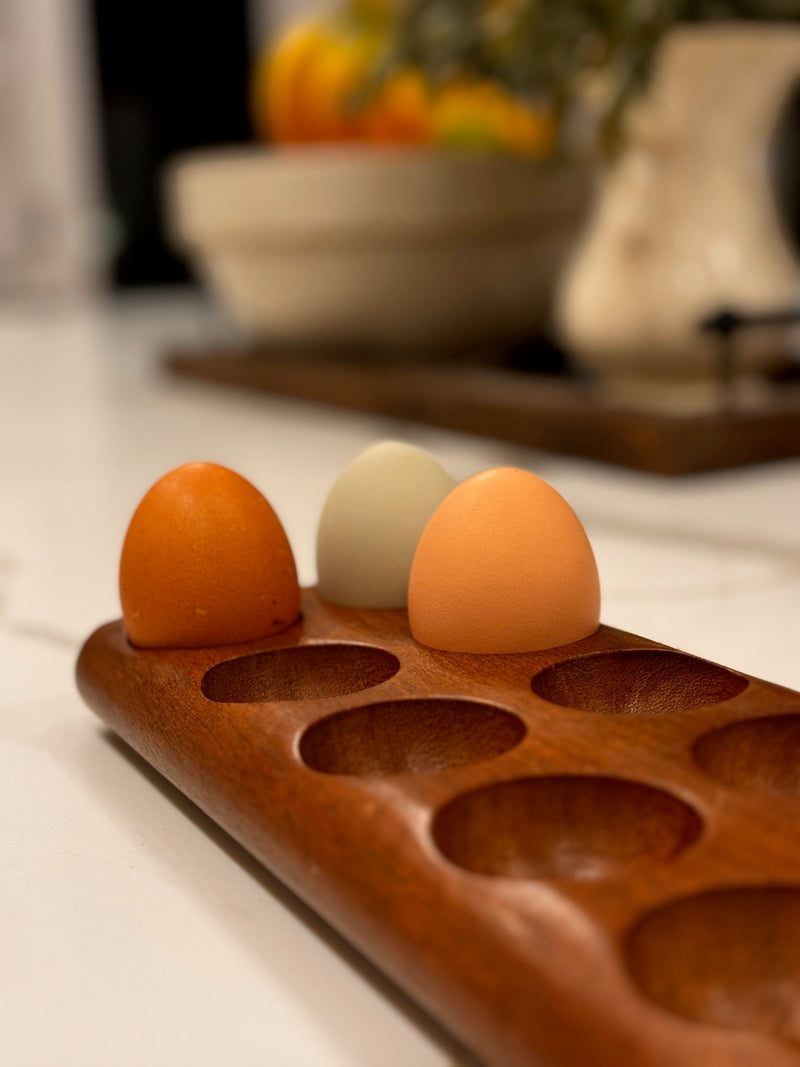 Mango Wood Egg Holder