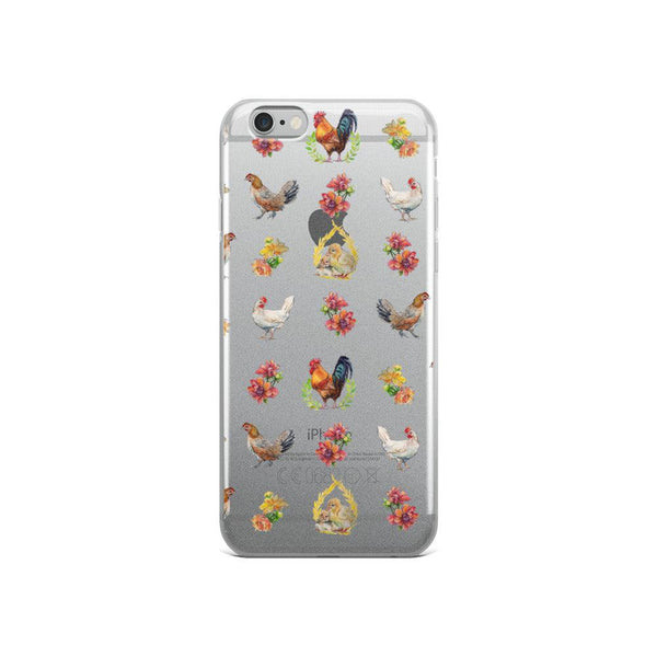 iPhone Case with ORIGINAL Chicken Pattern Artwork