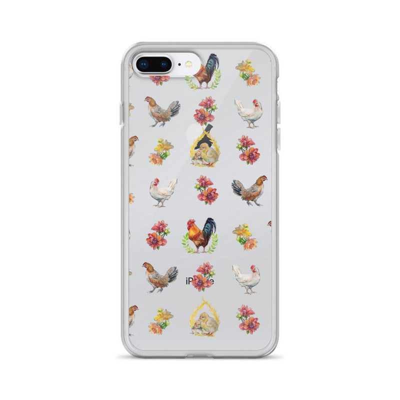 iPhone Case with ORIGINAL Chicken Pattern Artwork