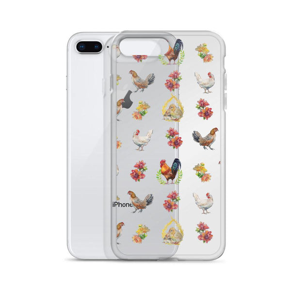 iPhone Case with ORIGINAL Chicken Pattern Artwork