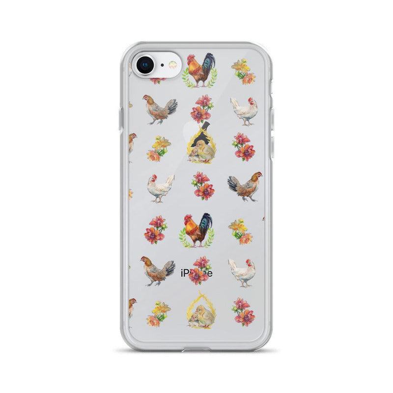 iPhone Case with ORIGINAL Chicken Pattern Artwork