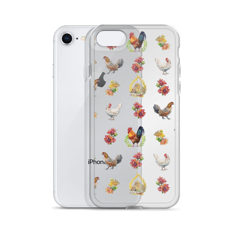 iPhone Case with ORIGINAL Chicken Pattern Artwork