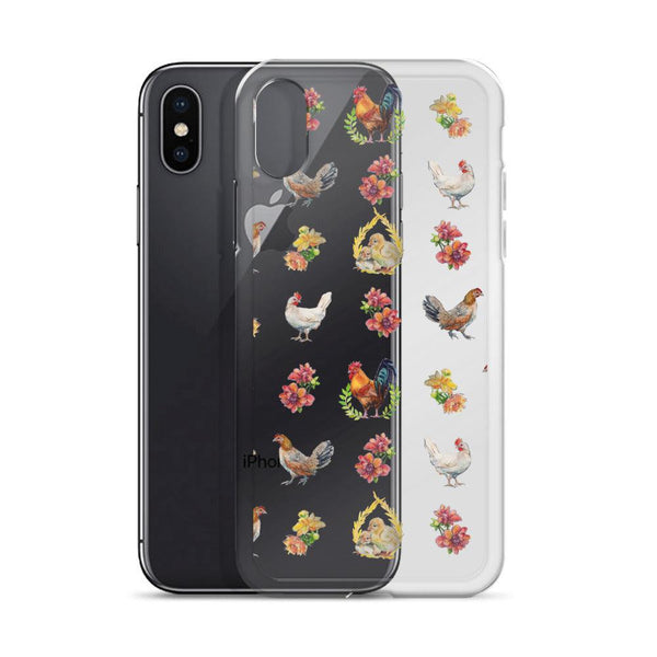 iPhone Case with ORIGINAL Chicken Pattern Artwork